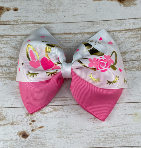 Unicorn Peekaboo Bow