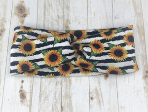 Sunflower Twist Headband